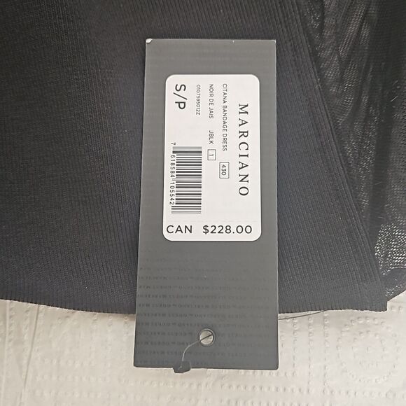 Marciano Women's Citana Bandage Mini Dress Size Small Black - Picture 9 of 16